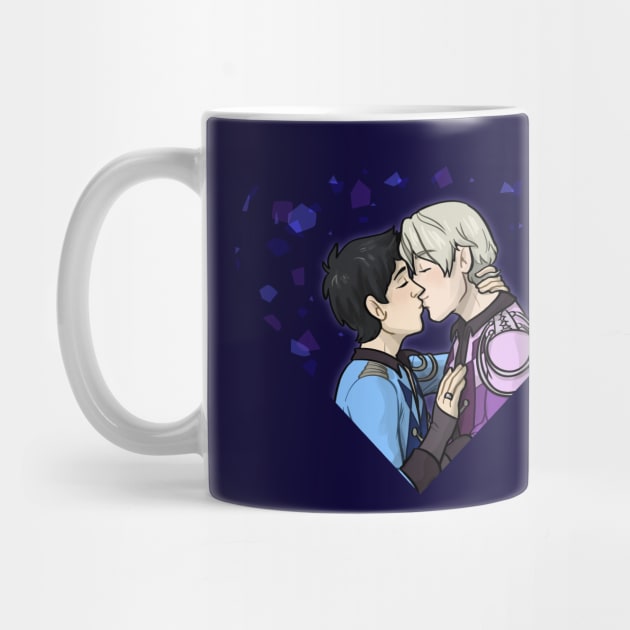 Yuri on Ice Victuuri Kiss Anime OTP by quietsnooze